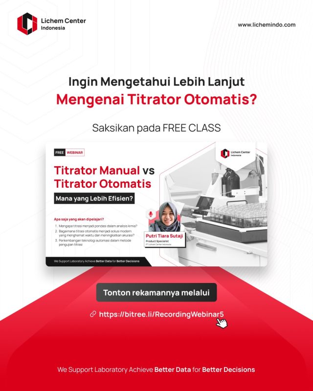 Tonton Webinarnya titrator manual vs titrator otomatis